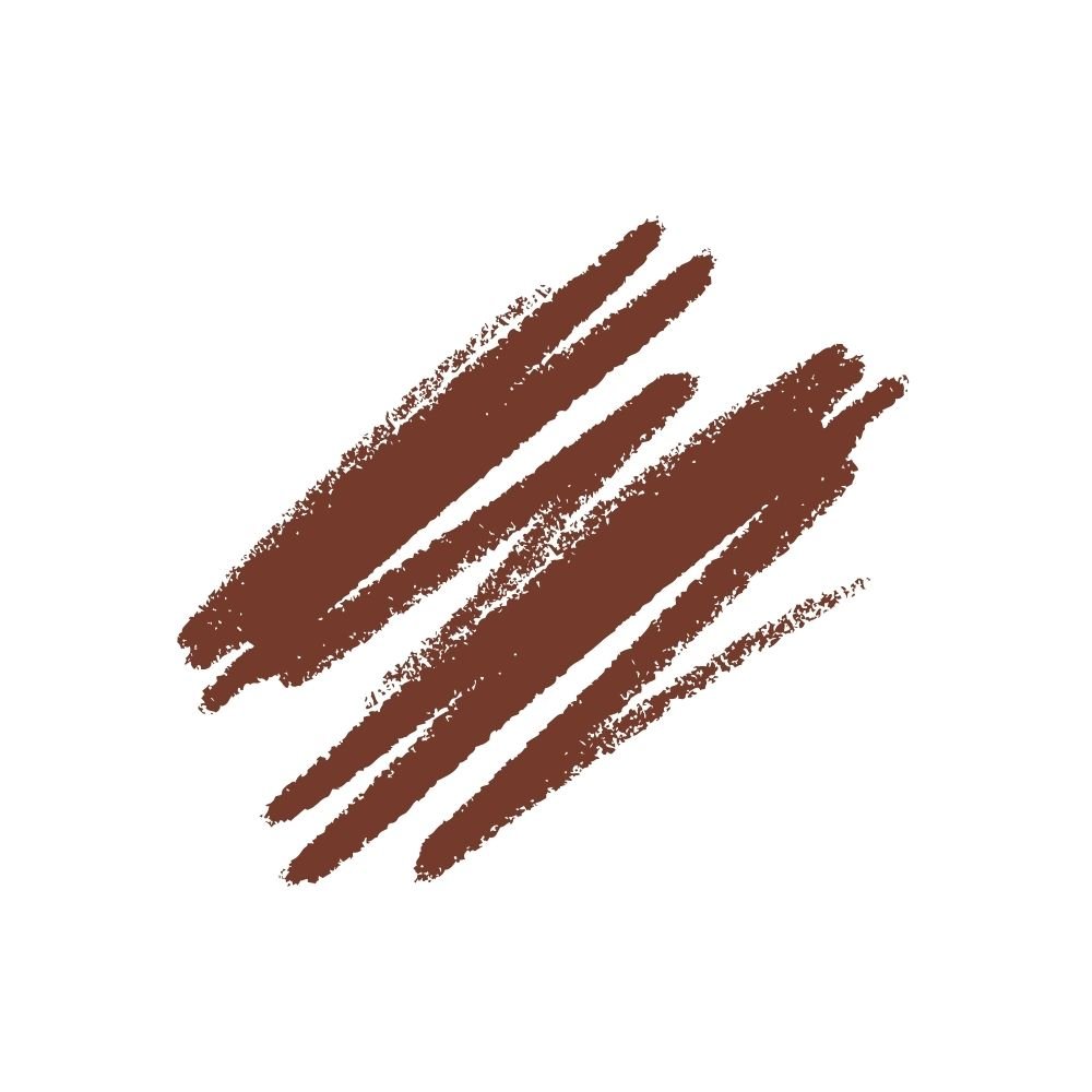 Couleur crayon marron ambre irisé naturel